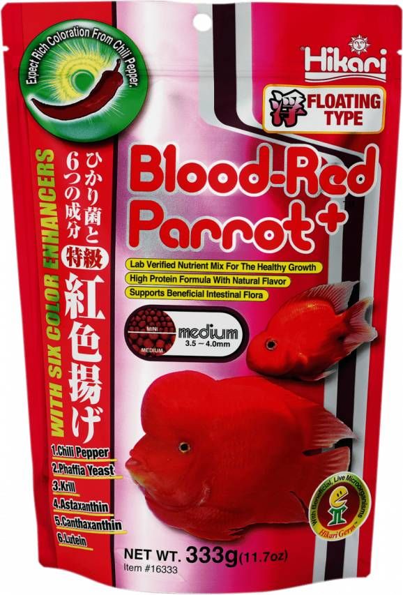 Hikari HIK BLOOD RED PARROT MEDIUM 333 GRAM