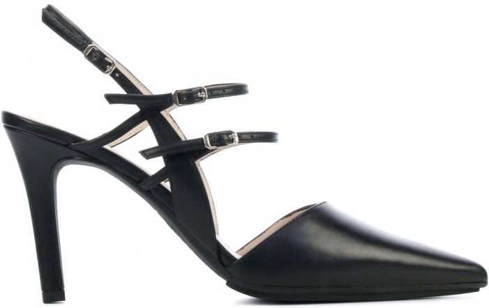 Lodi Rabi leren slingback pumps zwart