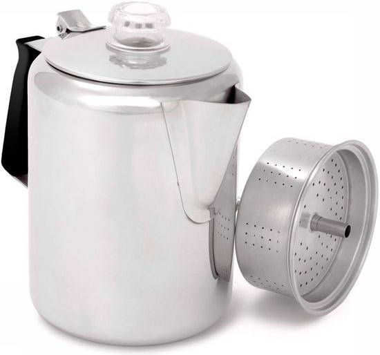 GSI Outdoors Glacier Stainless 9 Cup Perculator Assortiment