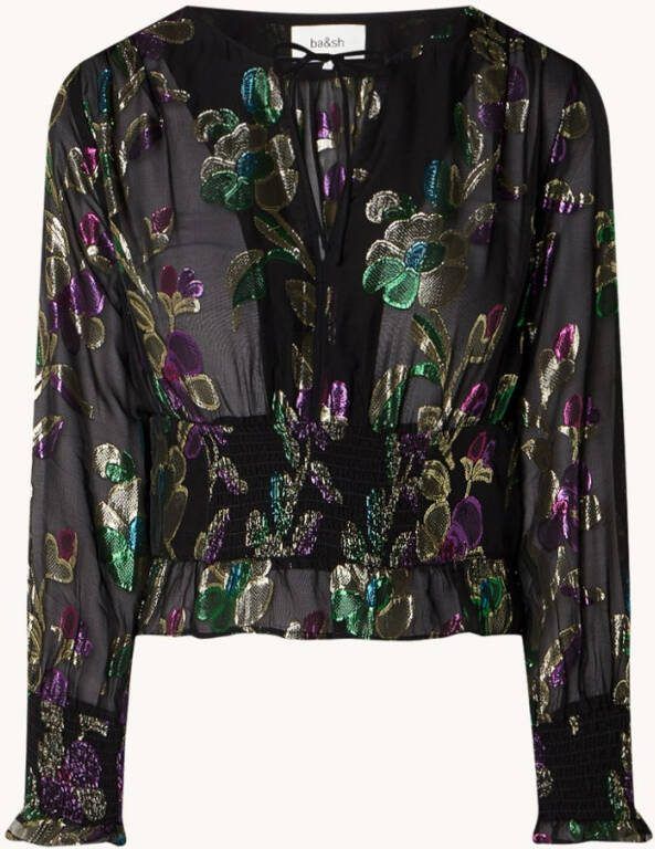 BA&SH Angelo top zwart 1E23Ange , Zwart, Dames