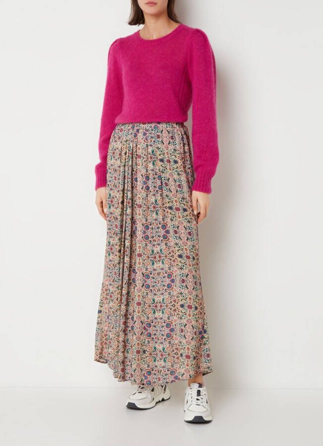by-bar by bar Lien Calle maxi rok met paisley dessin