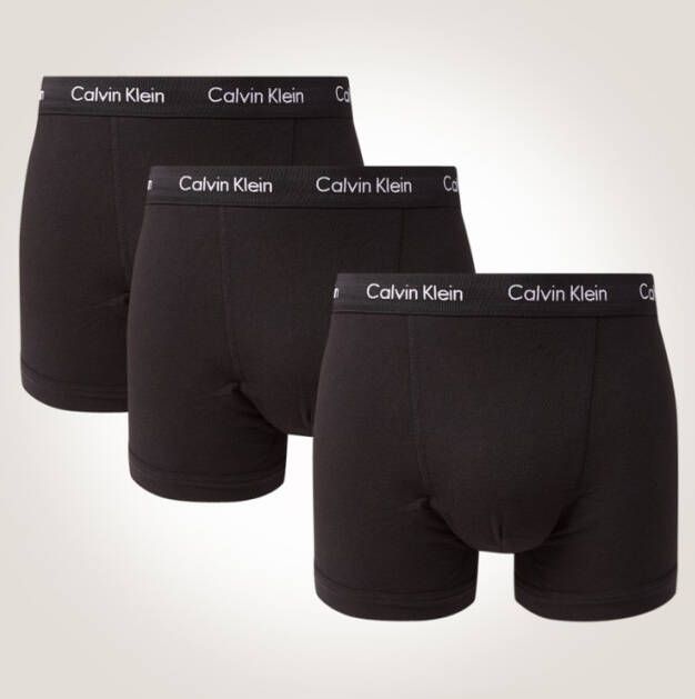 Calvin Klein Boxershorts 3 pack U2662Gxwbbbb , Zwart, Heren