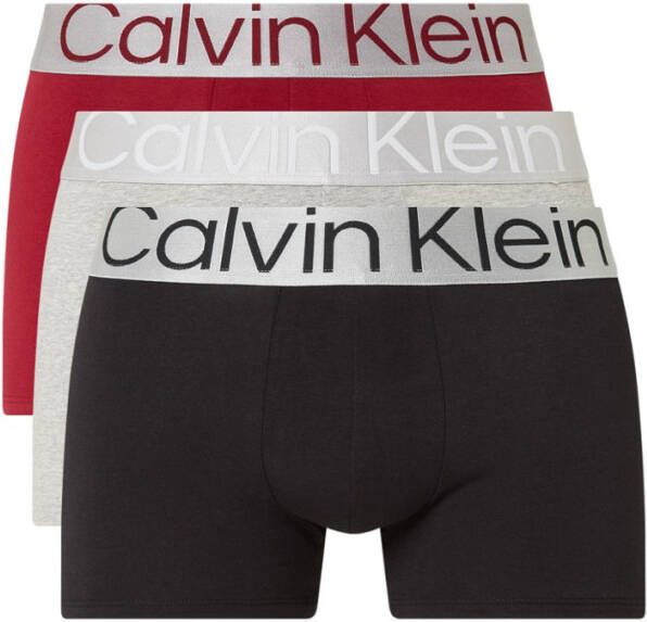Calvin Klein Reconsidered Steel boxershorts met logoband in 3 pack