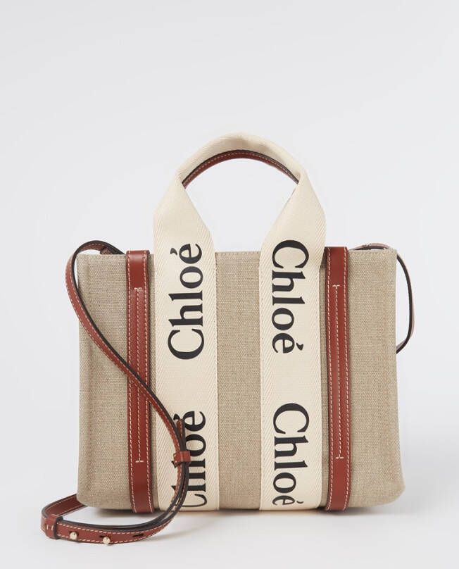 Chloe Chloé, Woody Small handtas van kalfsleer