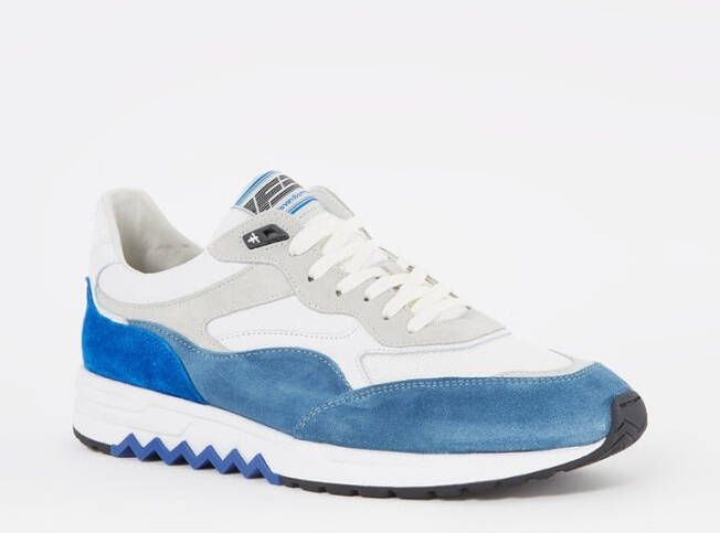 Floris van bommel De Harder 01.02 Light Blue G+Wijdte Lage sneakers