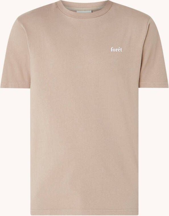 for&#xE9;t for&#xE9, t Air T shirt van biologisch katoen met logoborduring