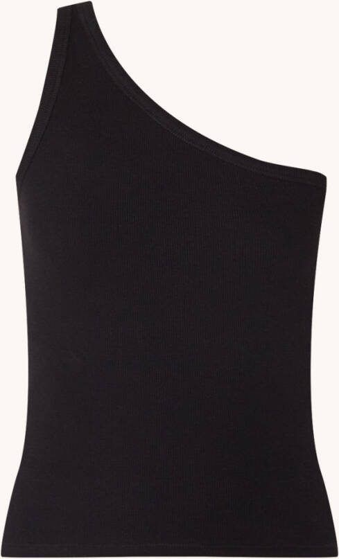 Gestuz Drewgz ribgebreide one shoulder top