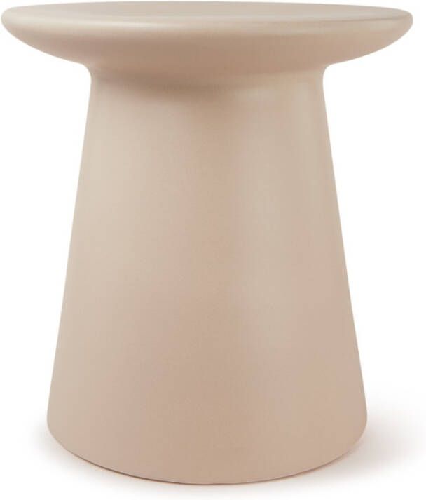 HKliving Earthenware Bijzettafel M Cream