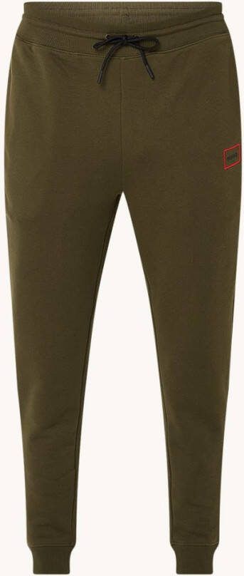 Hugo Boss Katoen Terry pak met logo geborduurd in rood frame man baas 50481335 groen , Groen, Heren