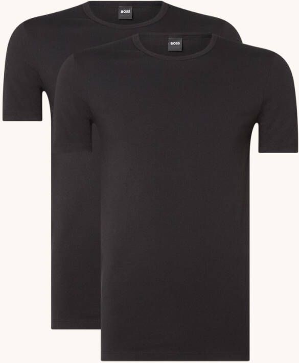 Hugo Boss menswear r neck 2 pack t shirt met korte mouwen