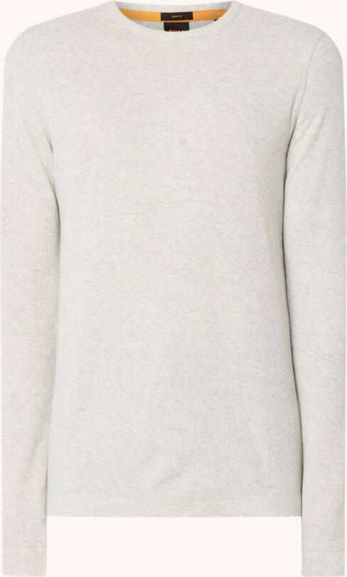 Boss Orange Hugo boss casual tempest t shirt met lange mouwen