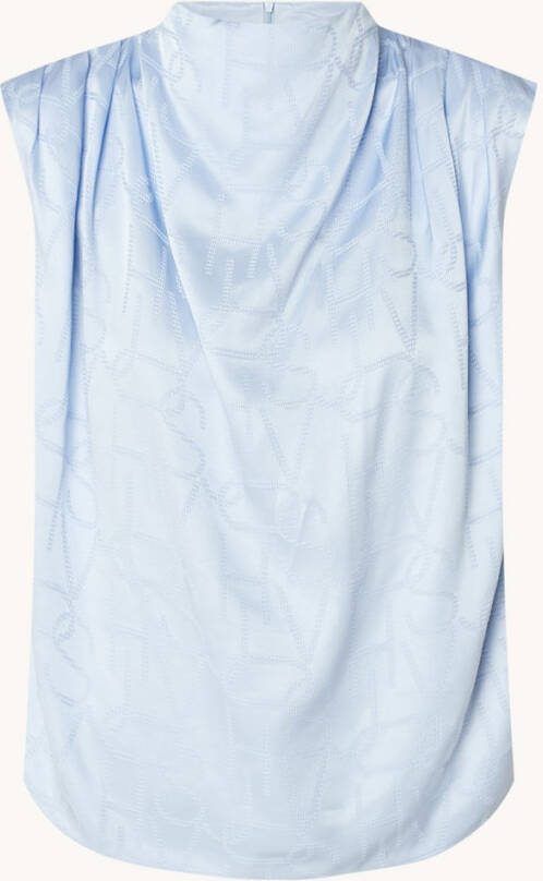JOSH V Pemma mouwloze top met logoprint