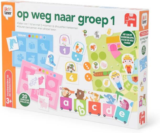 Jumbo Ik Leer Op Weg Naar Groep 1, Versch. Moeilijkheidsgraden, Vanaf 3 Jaar