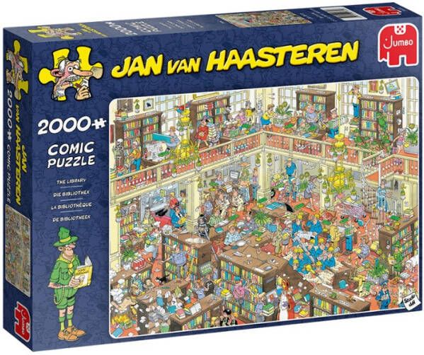 Jumbo Jan Van Haasteren De Bibliotheek legpuzzel 2000 stukjes