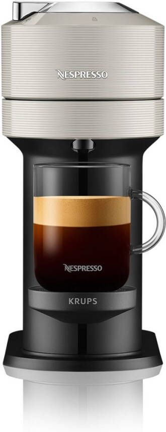 Nespresso Krups koffieapparaat Vertuo Next XN910B(Grijs )