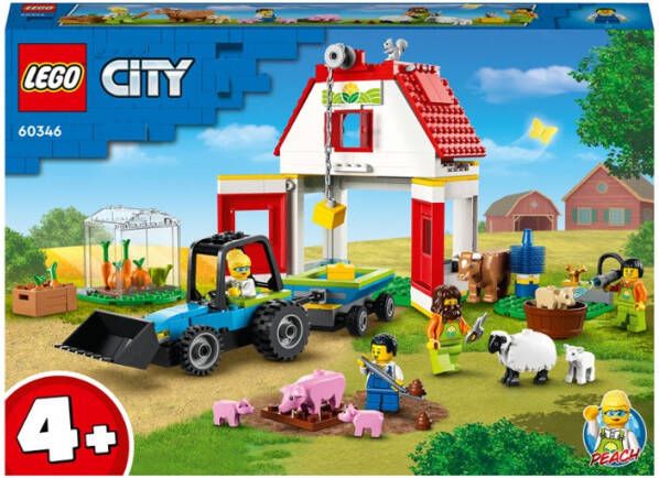 Lego Boerderij schuur en boerderijdieren 60346