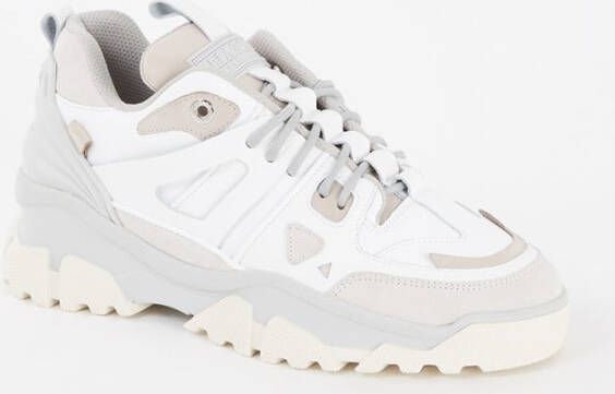 Mason Geksters Genova Tricolore Sneakers met Ss23 53A , Wit, Heren