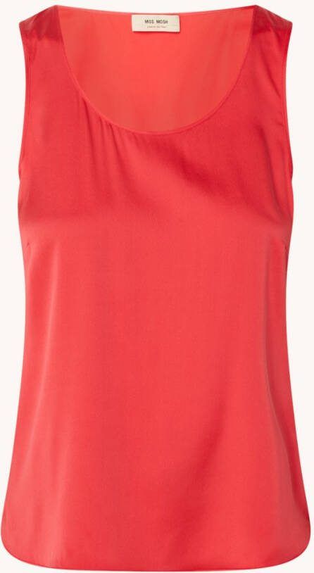 MOS MOSH Mouwloos topje , Rood, Dames