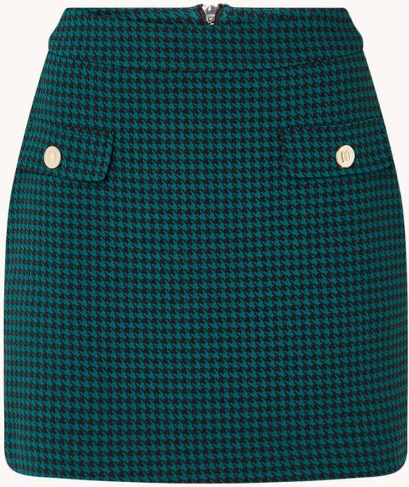 NIKKIE Nela minirok met pied de poule dessin