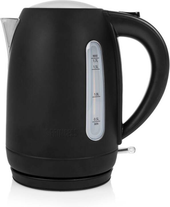 Princess Waterkoker Black Steel 2200 W 1, 7 L zwart
