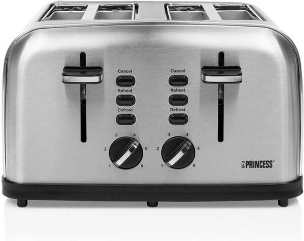 Princess Steel Style 4 broodrooster 4 slots 142355