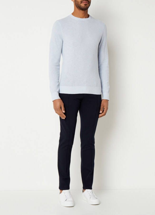 Profuomo Round neck Knitwear , Blauw, Heren