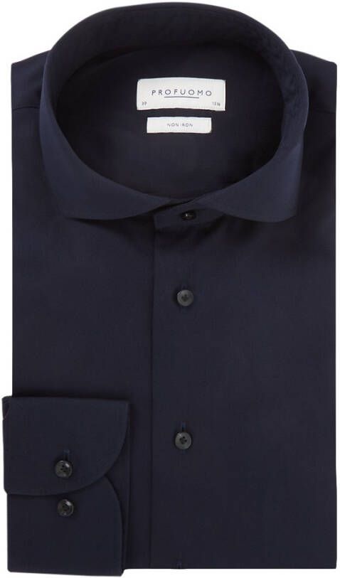 Profuomo Originale slim fit overhemd met lange mouwen