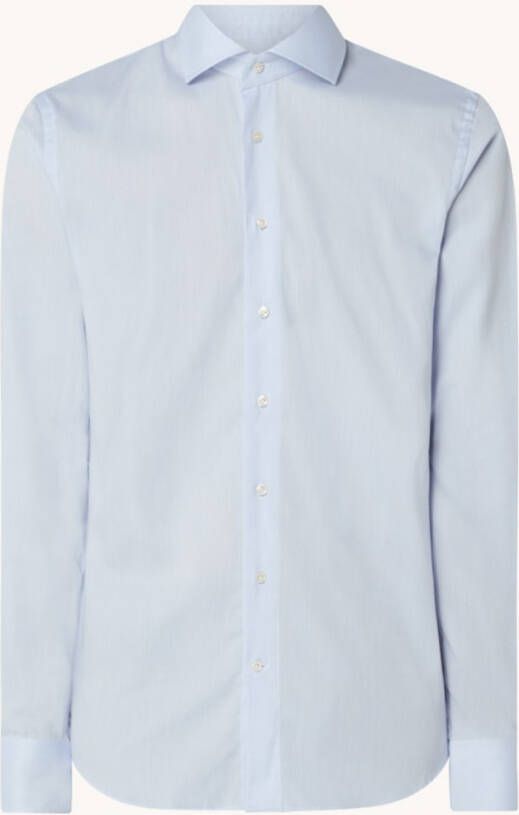 Profuomo Lichtblauwe Klassiek Overhemd Noah Fine Twill Non iron
