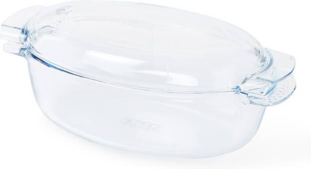 Pyrex ESSENTIAL Ovale Schotel Met Deksel Glas 38x23cm 5, 8L