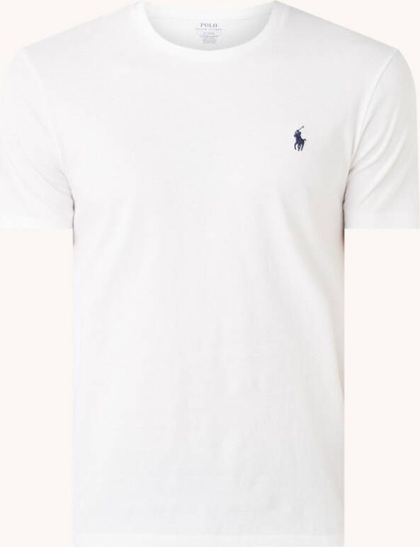 Polo Ralph Lauren T shirt Korte Mouw T SHIRT AJUSTE COL ROND EN PIMA COTON LOGO PONY PLAYER MULTICOLO