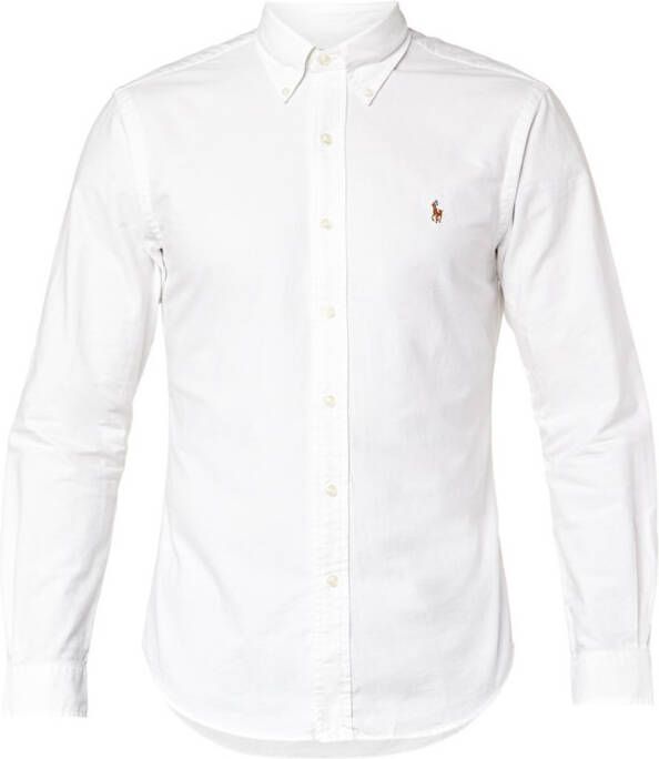 Polo Ralph Lauren Mannen shirt 34Lim Fit & lange arm , Wit, Heren