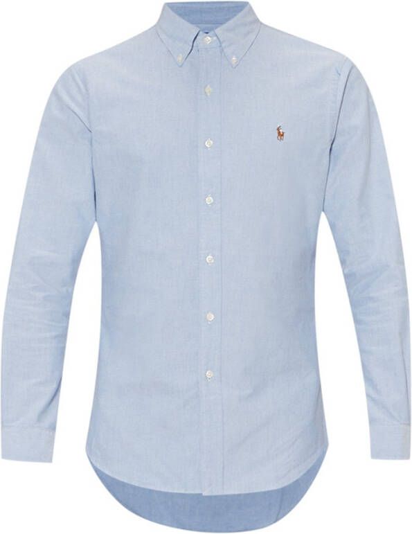 Polo Ralph Lauren Herren Hemd "Slim Fit" Langarm , Blauw, Heren