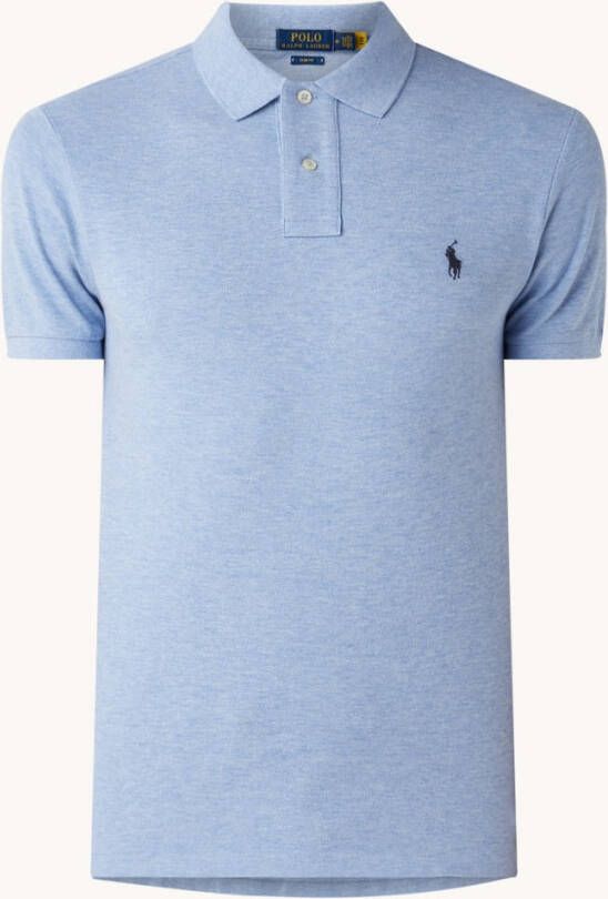 Polo Ralph Lauren Polo Shirt Korte Mouw POLO CINTRE SLIM FIT EN COTON STRETCH MESH LOGO PONY PLAYER