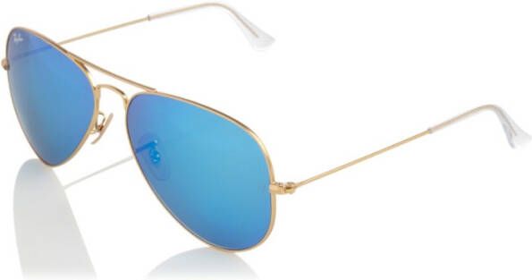 Ray-Ban Aviator flash lenzen gepolariseerd Ray Ban, Geel, Dames