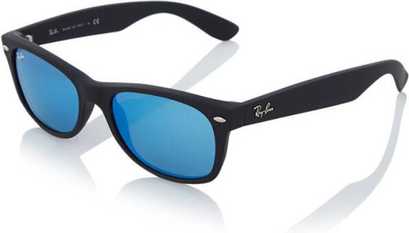 Ray-Ban Nieuwe wayfarer flash gepolariseerde zonnebril Ray Ban, Zwart, Dames