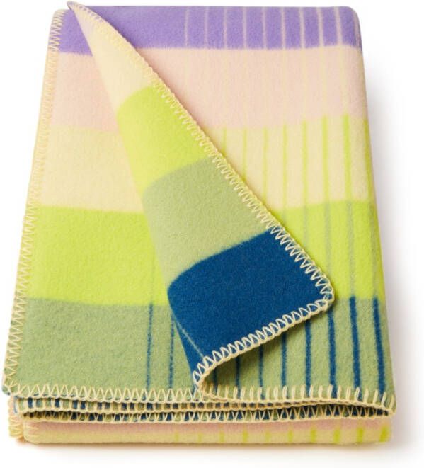 Rø, ros Tweed Asmund plaid van wol 135 x 200 cm