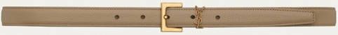 Saint Laurent Cassandre riem van kalfsleer