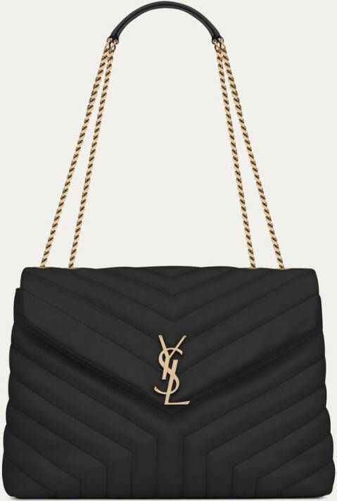 Saint Laurent Loulou Medium schoudertas van quilted kalfsleer
