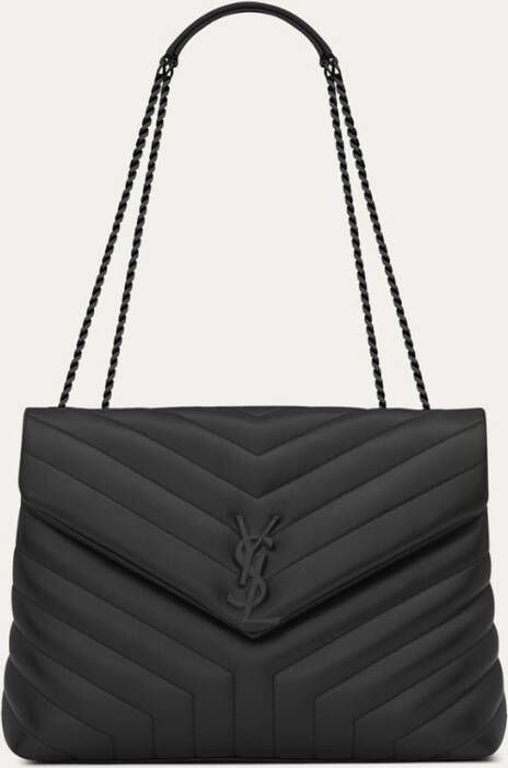 Saint Laurent Loulou Medium schoudertas van quilted kalfsleer