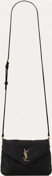 Saint Laurent Loulou Toy crossbodytas van kalfssuè, de