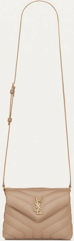 Saint Laurent Loulou Toy crossbodytas van quilted kalfsleer