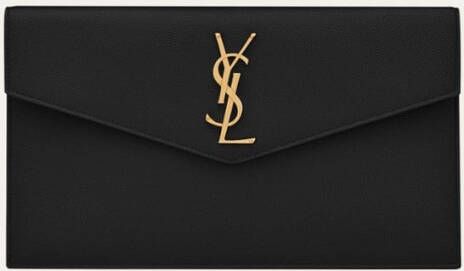 Saint Laurent Uptown clutch van kalfsleer