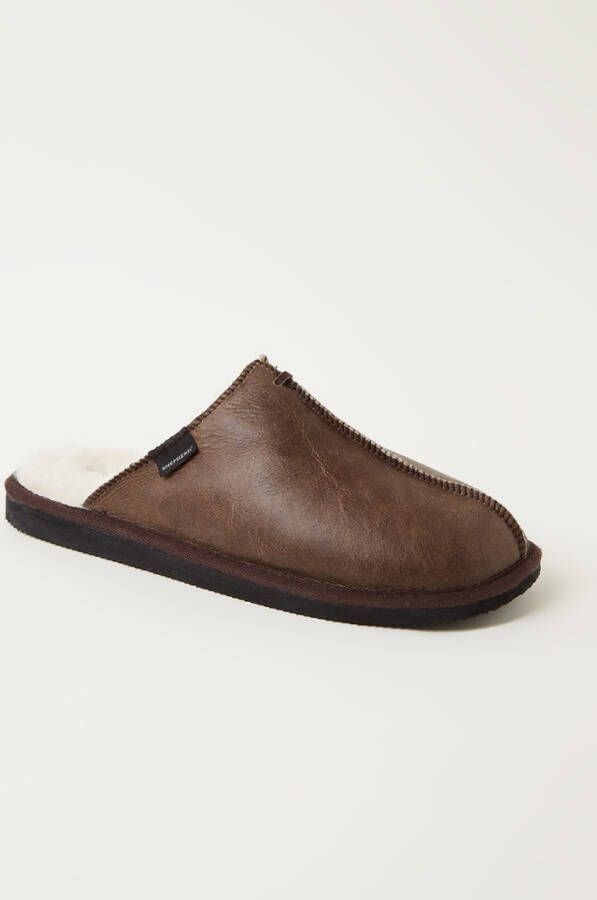 Shepherd Hugo pantoffel van schapenleer