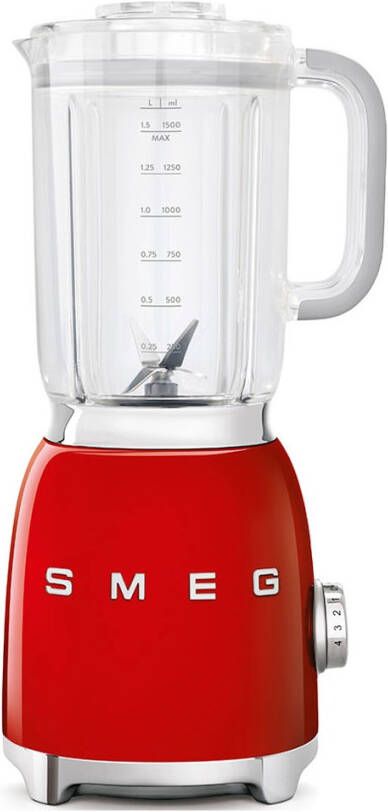 Smeg 50's Style blender 1,5 liter BLF01RDEU rood