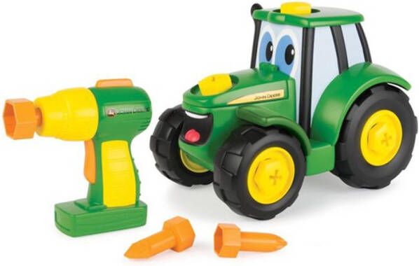 Tomy Bouwpakket Johnny Tractor John Deere 16 delig Groen