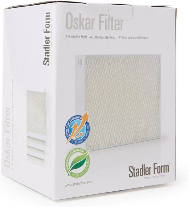 Stadler Form Oskar & Karl Filter 4 Pack Voor Oskar & Karl Luchtbevochtigers