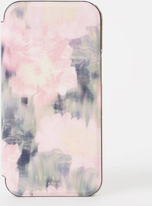Ted Baker Floral telefoonhoes met spiegel voor iPhone 14 plus
