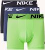 Nike Swoosh Boxer 3 Pack Unisex Ondergoed Yellow Poly(Polyester ) online kopen