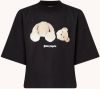 Palm Angels T shirt met logo , Zwart, Dames online kopen