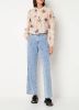 Sofie Schnoor High waist straight leg jeans met lichte wassing en borduring online kopen